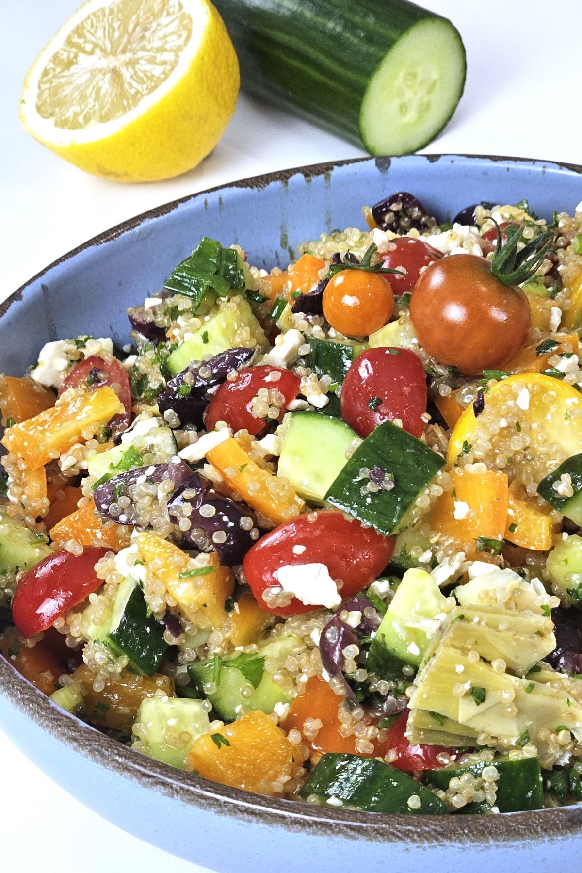 Greek Quinoa Salad French Kiss Cook