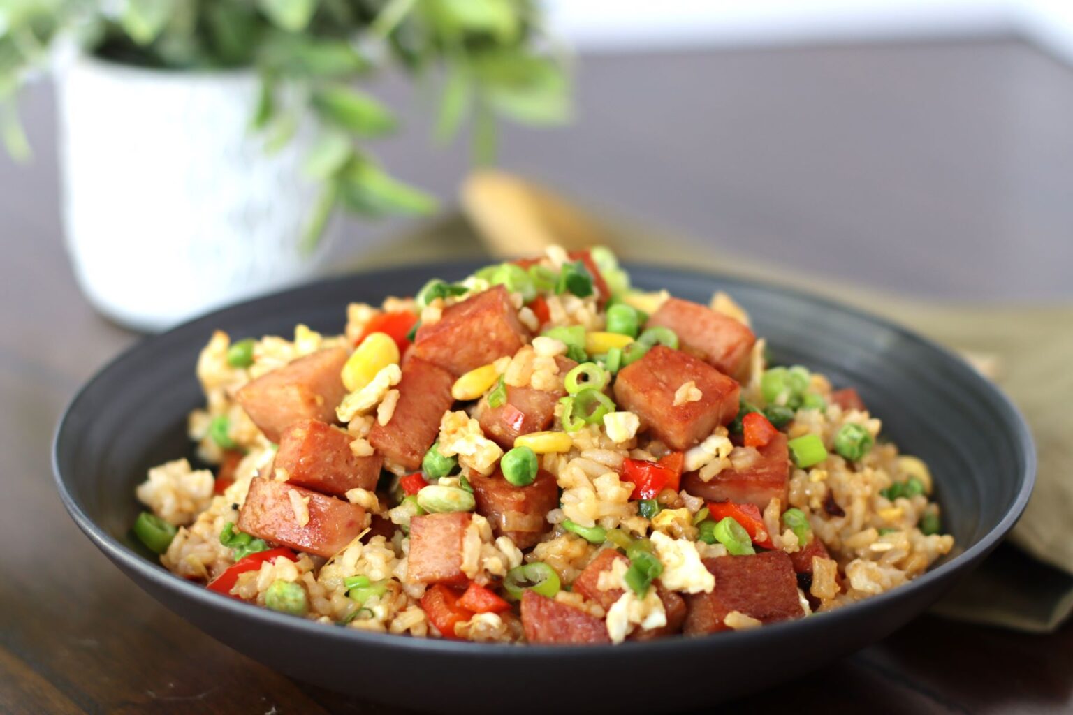 Spam Fried Rice - French Kiss Cook