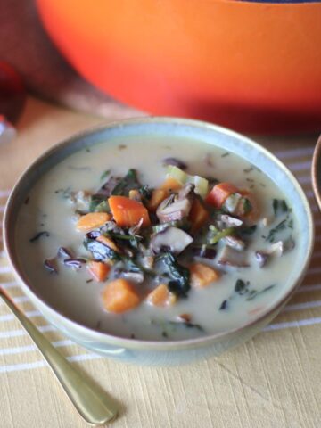 Cozy Autumn Wild Rice Soup