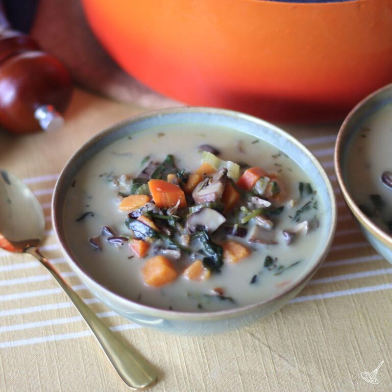 Cozy Autumn Wild Rice Soup
