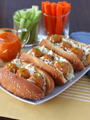 Buffalo Meatball Subs