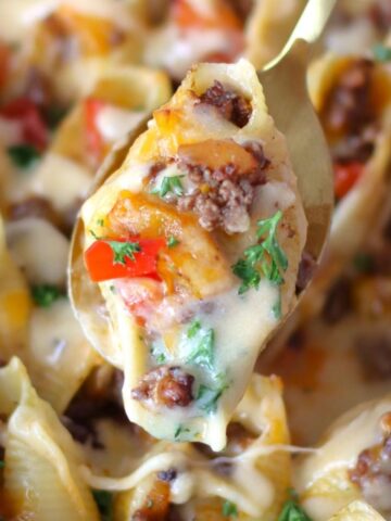 Philly Cheesesteak Stuffed Shells