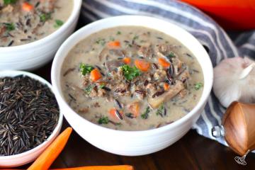 Wild Rice Hamburger Soup