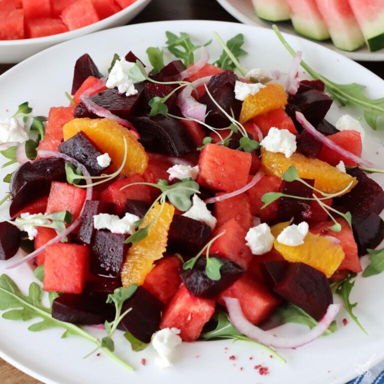 Watermelon Beet Salad