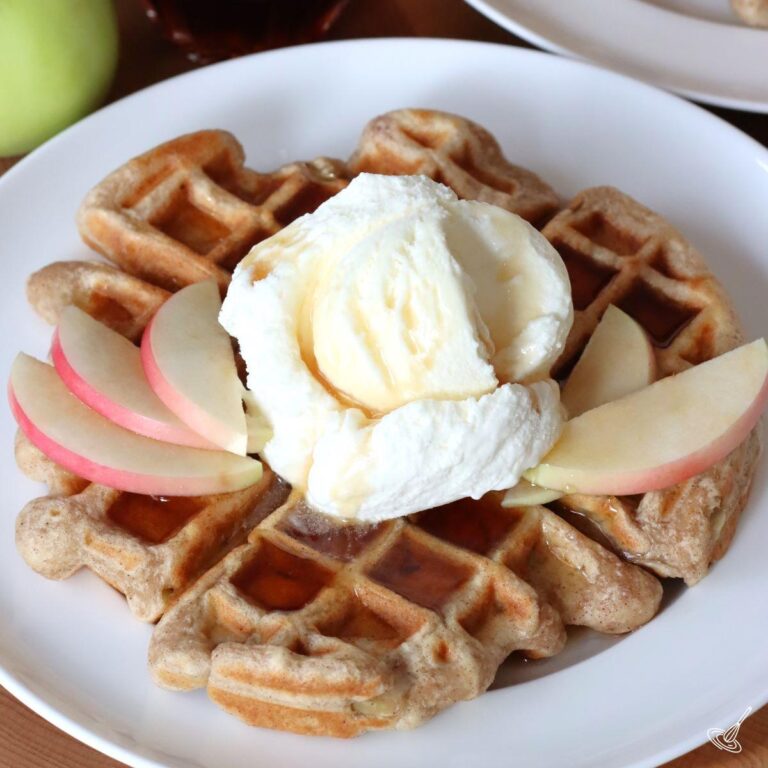 Apple Cinnamon Waffles