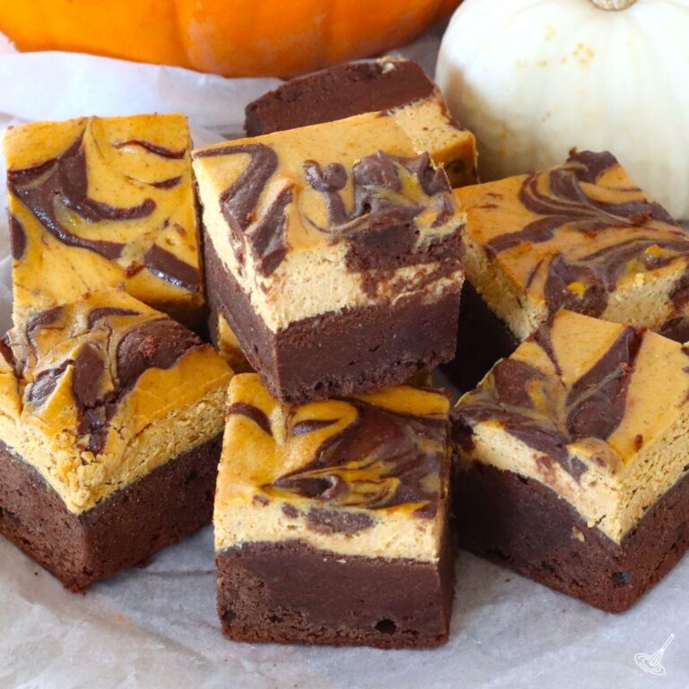 Pumpkin Cheesecake Brownies