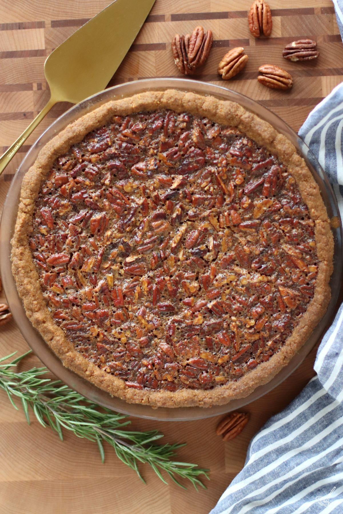Pecan Pie with Graham Cracker Crust