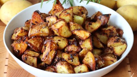 Roasted Potatoes with Onion Soup Mix - French Kiss Cook