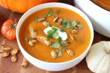 Pumpkin Tomato Soup Bowl