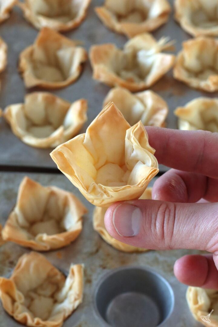 Mini Phyllo Cups - French Kiss Cook