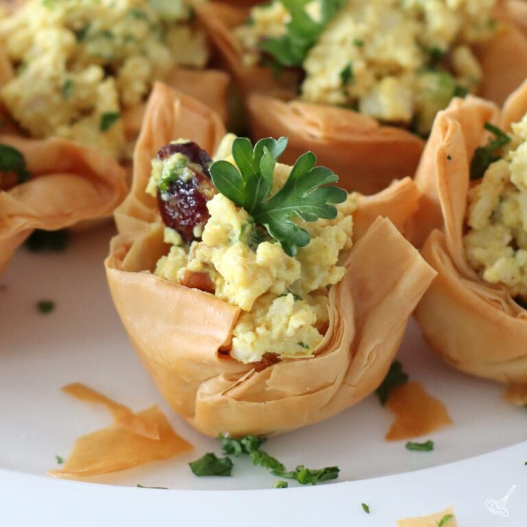 Curry Chicken Salad Phyllo Cups
