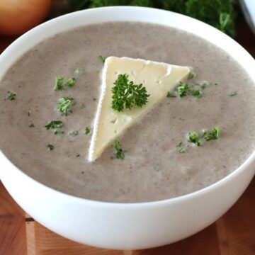 Mushroom and Brie Soup