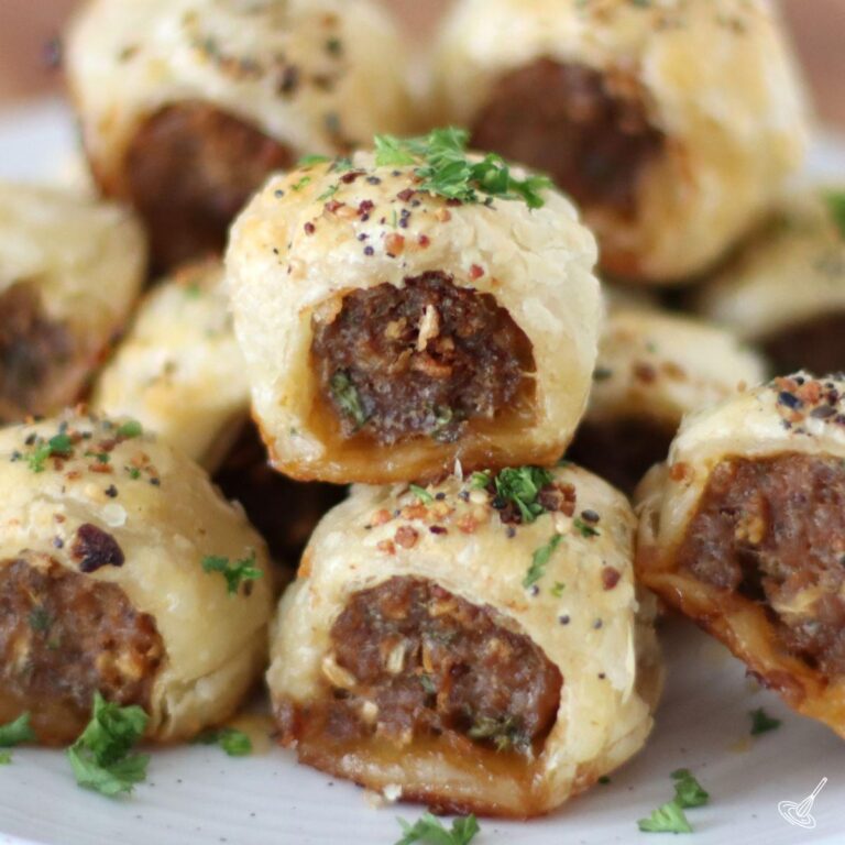 French Onion Sausage Rolls
