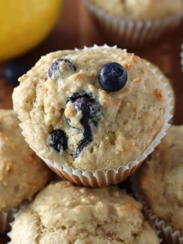 Cottage Cheese Blueberry Muffins