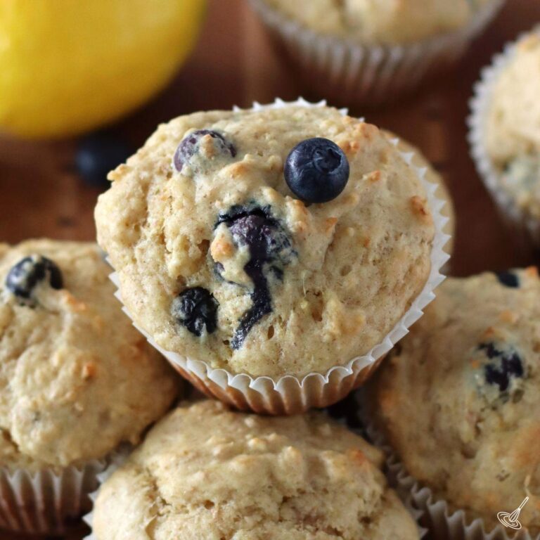 Cottage Cheese Blueberry Muffins