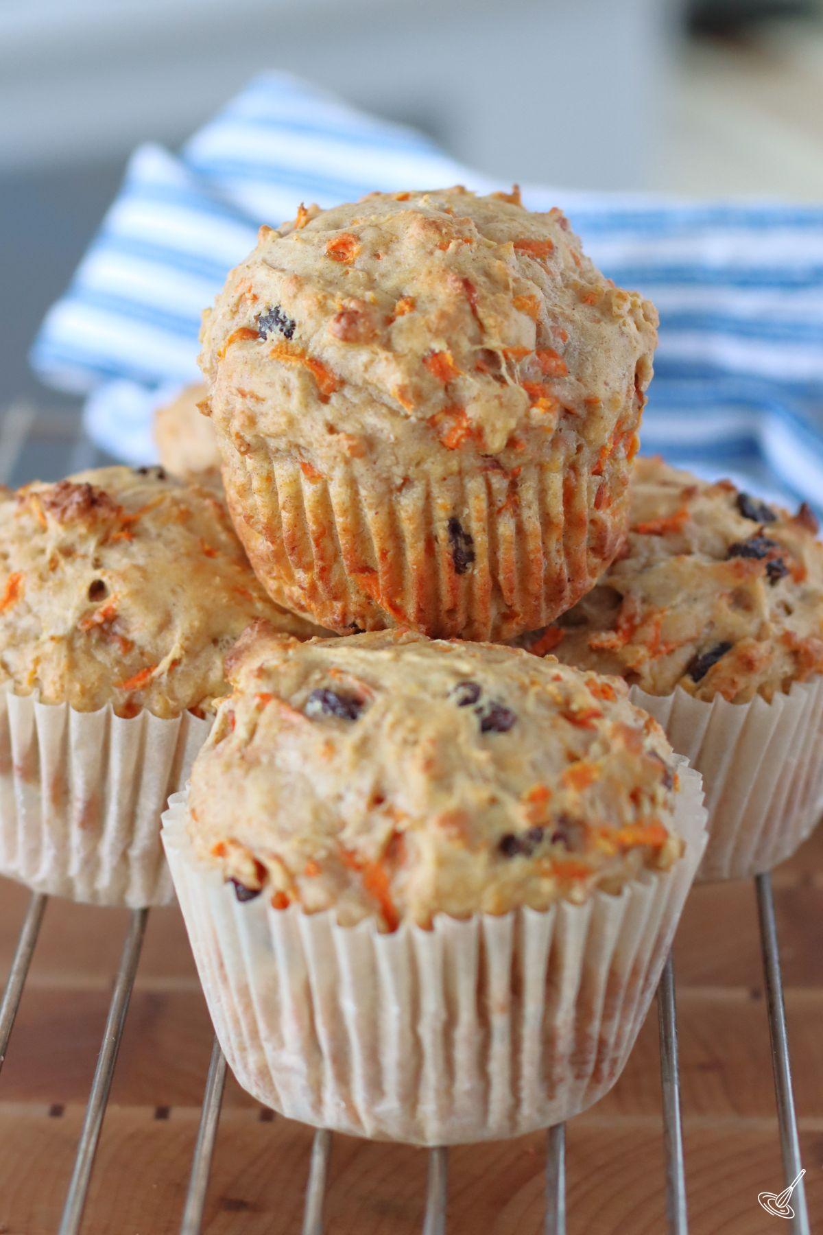 Carrot Cottage Cheese Muffins