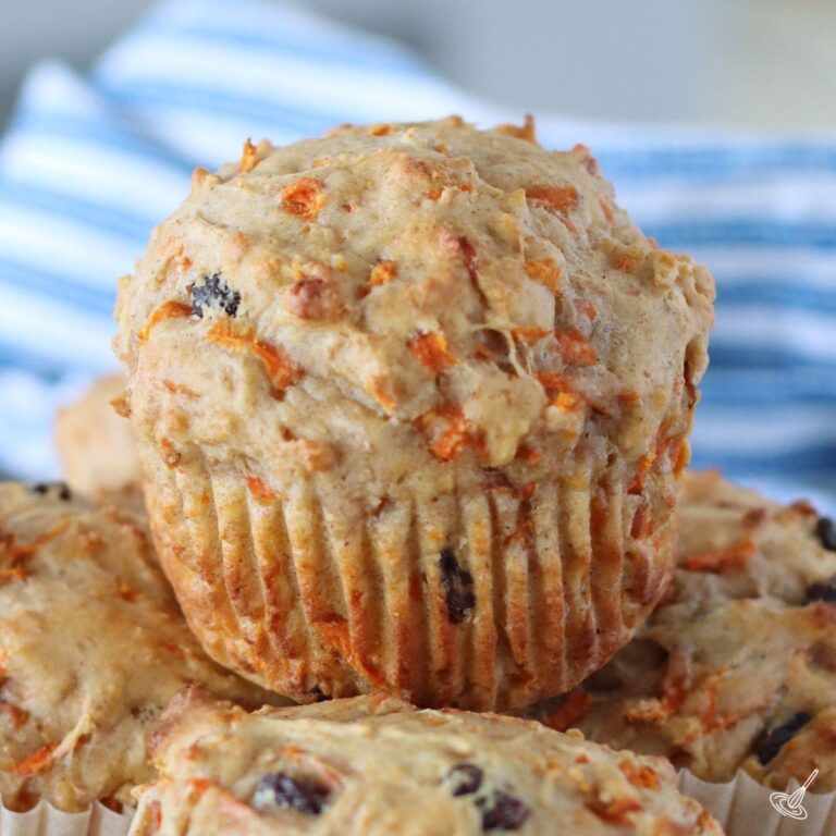 Carrot Cottage Cheese Muffins