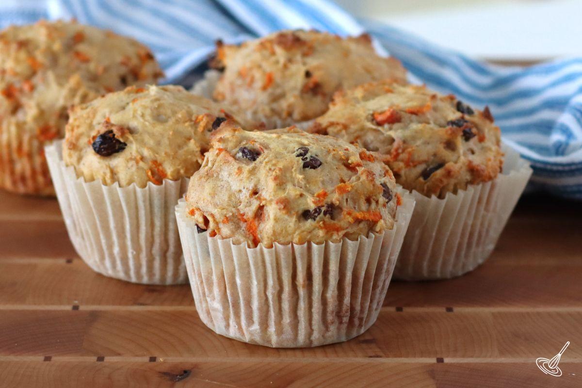 Carrot Cottage Cheese Muffins