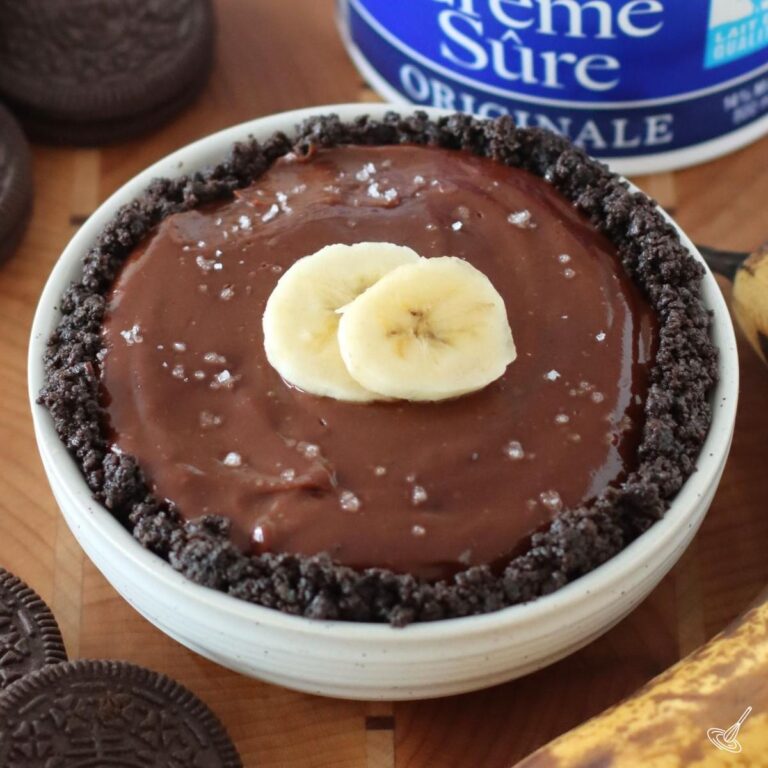 Banana Chocolate Tart