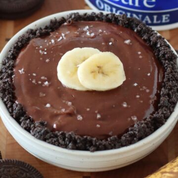 Banana Chocolate Tart