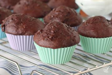 Chocolate Cottage Cheese Muffins