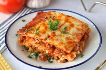 Barbecue Turkey Lasagna on a plate.