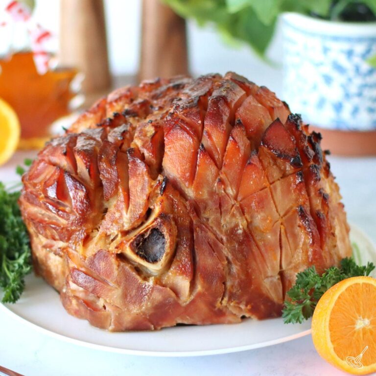 Maple Orange Glazed Ham Recipe
