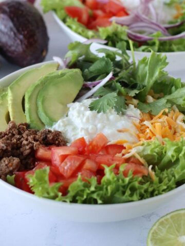Cottage Cheese Taco Bowl