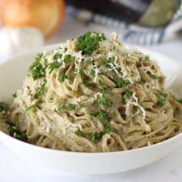 Aubergine Cream Pasta Recipe