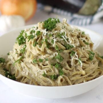 Aubergine Cream Pasta Recipe