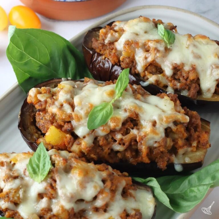 Calabrian Stuffed Eggplants