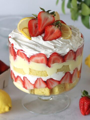 Bagatelle aux fraises et citron