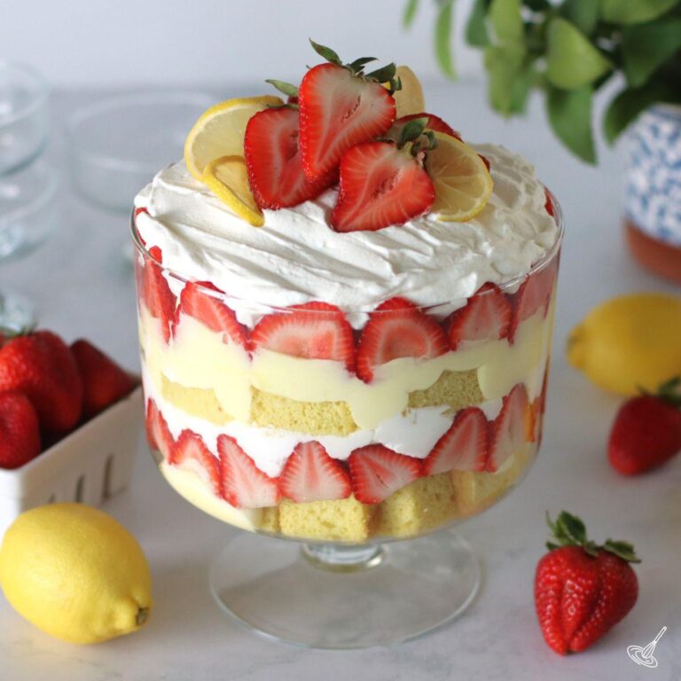Strawberry Lemon Trifle