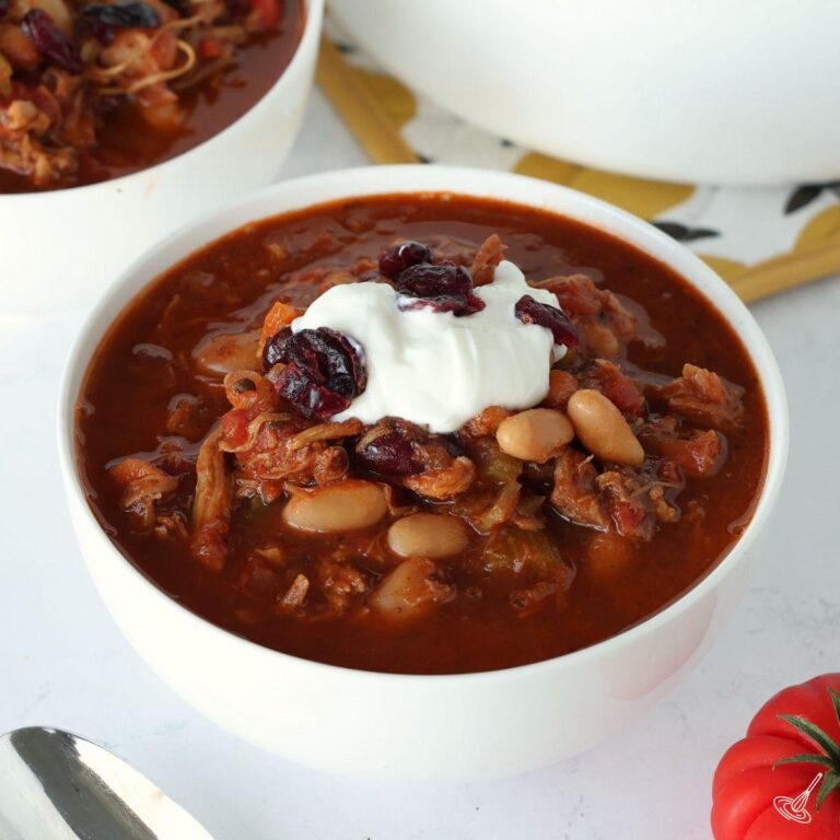 Turkey Cranberry Chili