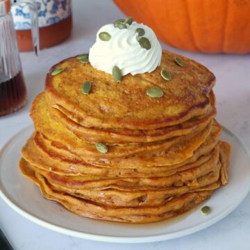 Pumpkin Greek Yogurt Pancakes Recipe