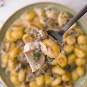 Creamy Mushroom Gnocchi Recipe