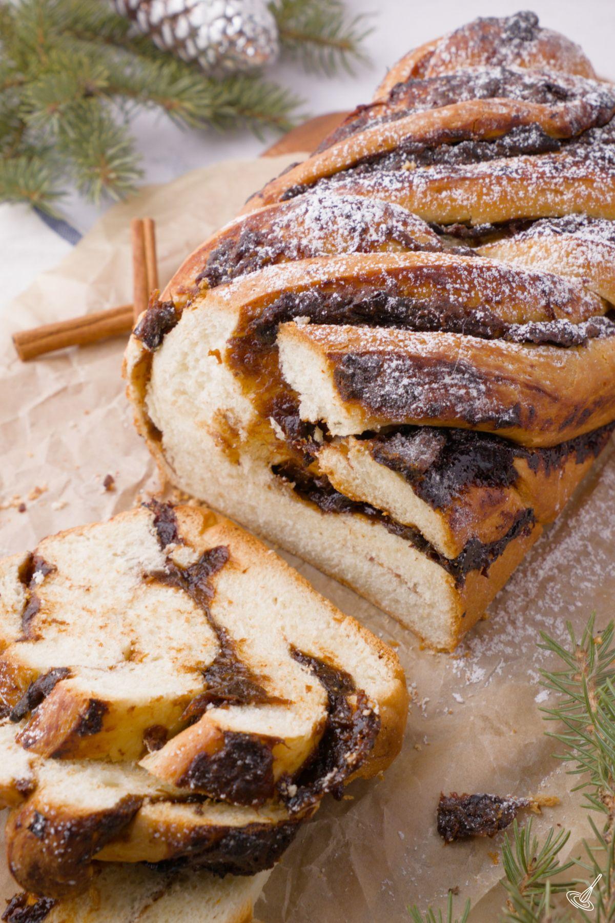 A sliced Cardamom Prune 