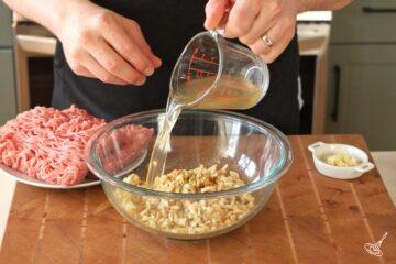 Rehydrate the stuffing mix