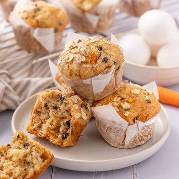 Carrot Pineapple Muffins